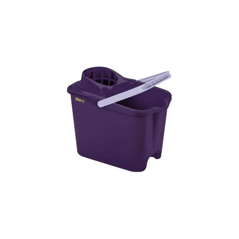 Seau rectangulaire 14l + essoreur lilas