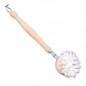 Brosse vaisselle bois nylon + manche