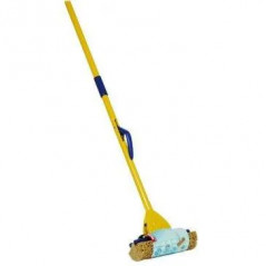 Complete metal floor cleaner with sponge