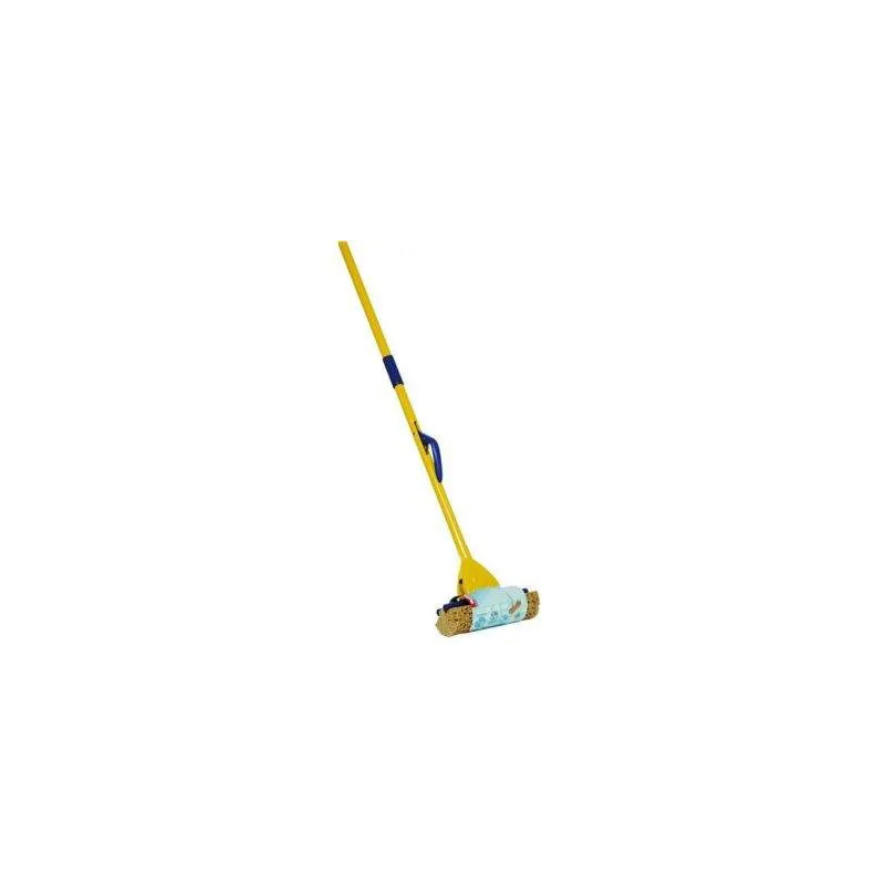 Complete metal floor cleaner with sponge