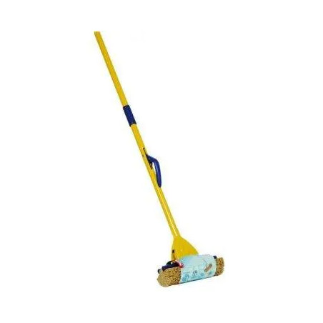 Complete metal floor cleaner with sponge