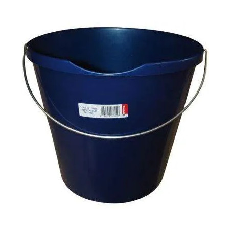 12L bucket with metal handle