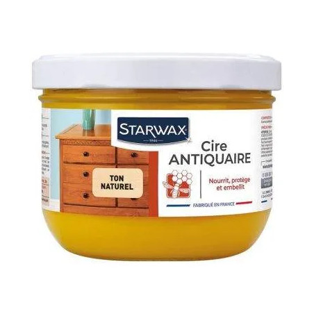 Cire ant.pâte starwax 375ml naturel 54