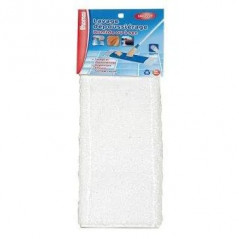 Microfiber cover for flat broom