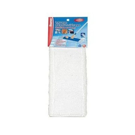 Microfiber cover for flat broom