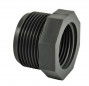 Short PVC pressure reduction, male 20x27 (3/4") female 15x21 (1/2")