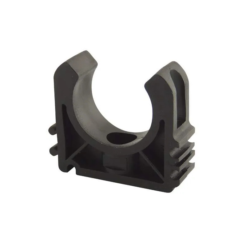 PVC pressure pipe clip, 25 mm, 10 pcs.