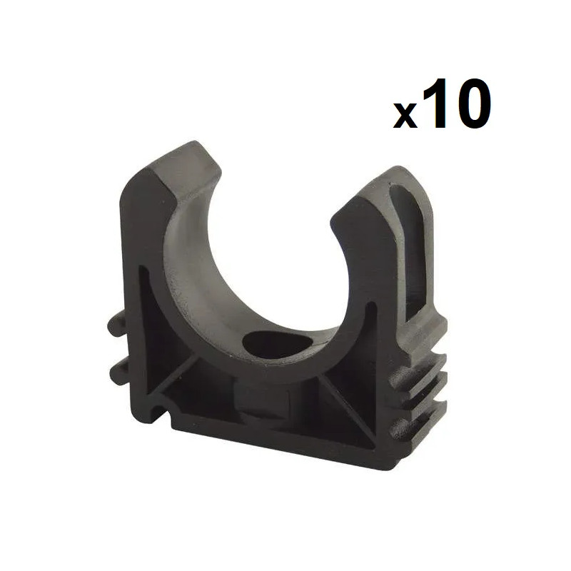 PVC pressure pipe clip, 32 mm, 10 pcs.