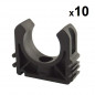 Clip per tubi a pressione in PVC, 32 mm, 10 pezzi.