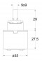 Ceramiccartridge for Triverde and Dario mixing valves