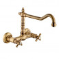 TIFFANY old bronze wall-mounted sink mixer 