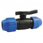 Polypropylene compression valve for PE/PPR pipes, diameter 50 mm