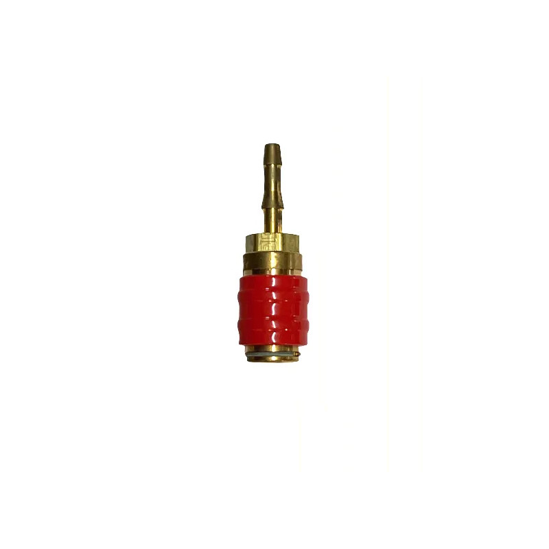 Conector rápido hembra para montaje en tubo de acetileno, diámetro de 6 a 10 mm