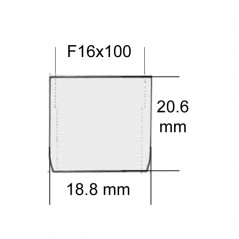 Aeratore 6 litri/minuto, femmina 16 x 100 per rubinetto di design