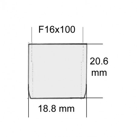 Mousseur aérateur 6 litres/minute, femelle 16 x 100 pour robinet design