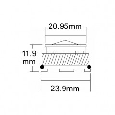 Integrierter Perlator-Schäumer 6L / Minute, 24 x 100