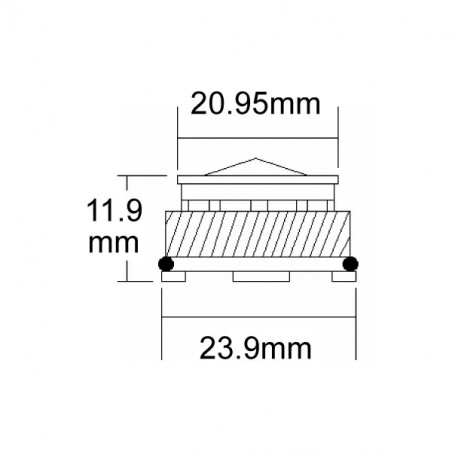 Aeratore integrato 6L / minuto, 24 x 100