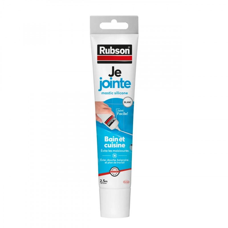 Je Jointe" silicone sealant, white, 50 ml tube