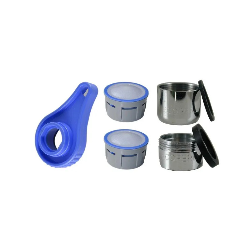 Kit aireador de ahorro de agua, 8L / minuto con llave