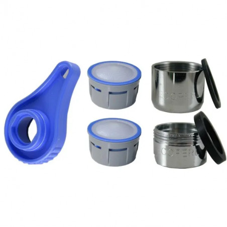 Kit aireador de ahorro de agua, 8L / minuto con llave