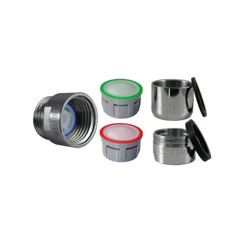 Water-saving aerator kit, 1 shower regulator and 2 faucet aerators