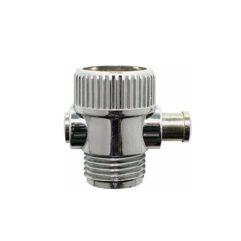 Stop shower valve for 1/2" (15x21) hand shower, chrome