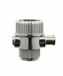 Stop shower valve for 1/2" (15x21) hand shower, chrome