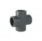 Cross PVC pressure diameter 25 mm for gluing