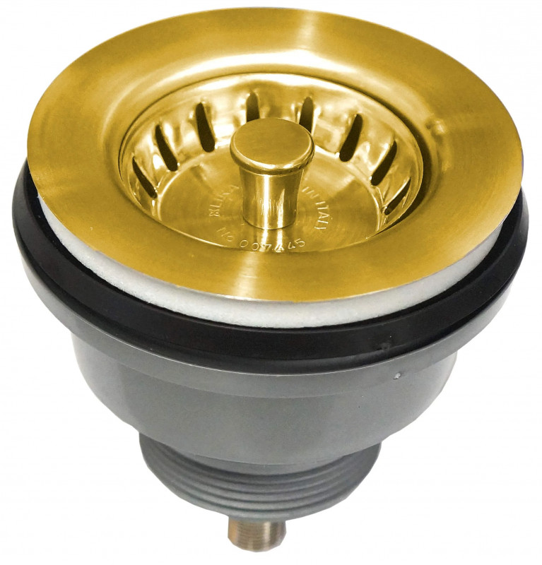 D.86mm para agujero de 60mm, PVD oro satinado