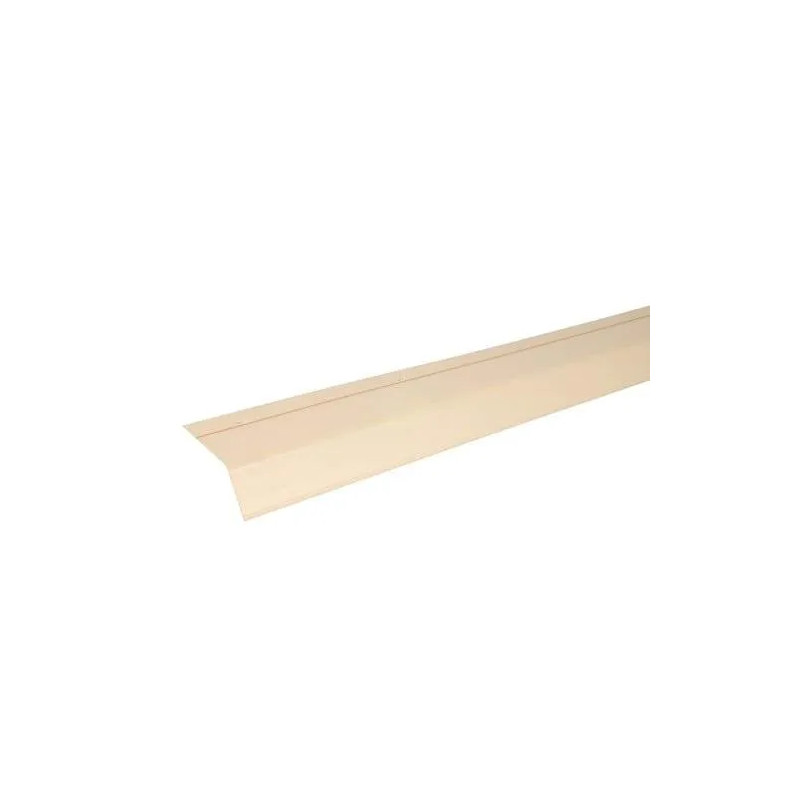 Larmier PVC sable, hauteur 18cm, longueur 2 mètres.