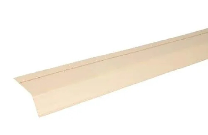 Sand PVC drip edge, height 18cm, length 2 metres.