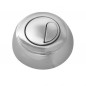 Chrome-plated knob for 27000 cable flush mechanism