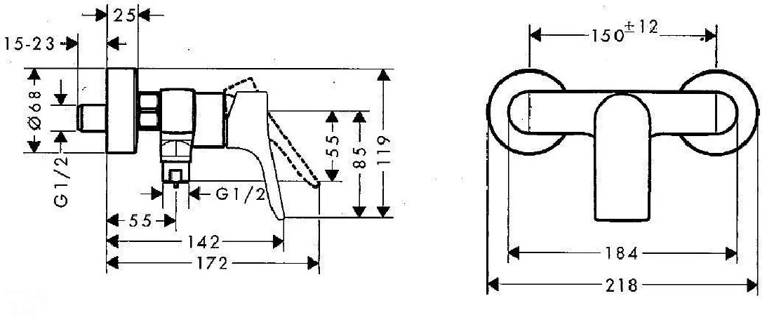 ZEBRIS shower mixer