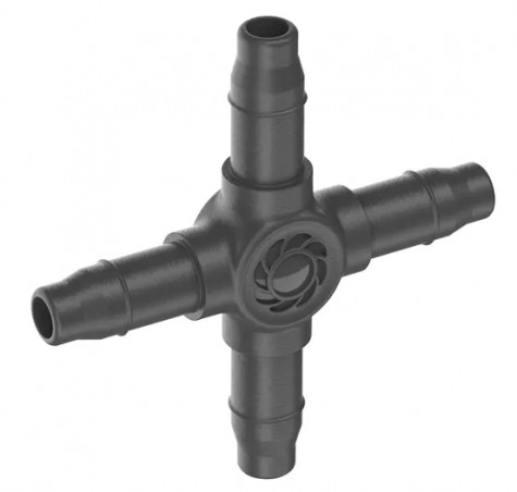 Cross connector 4.6 mm (3/16"), 10 pcs.