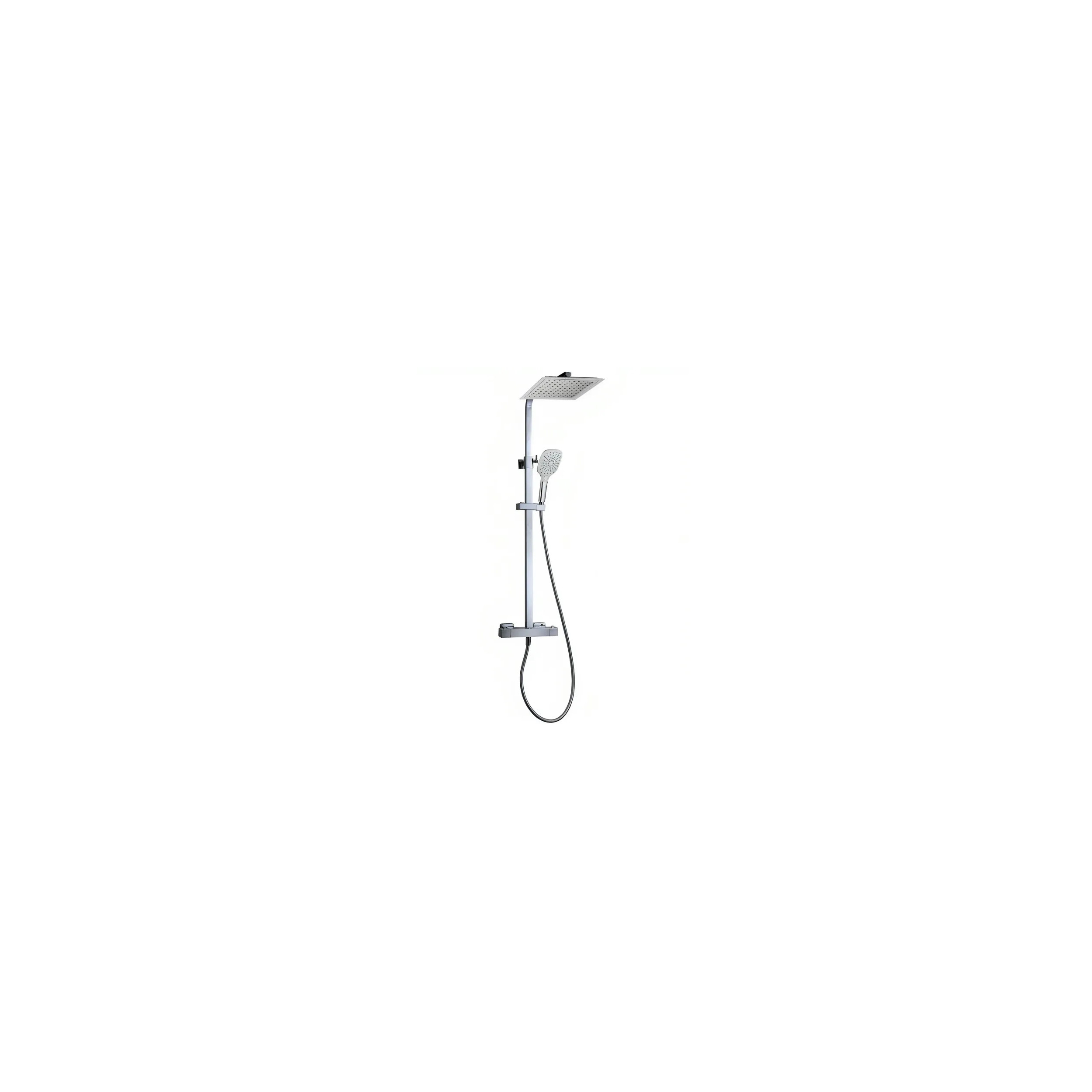 RUBY thermostatic shower column, square version