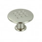 Watering can knob, satin nickel-plated, D.30mm, H.20mm, 1 piece with screws.