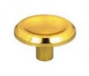 Knob, Zamak brass-plated, D.30mm, H.20mm, 1 piece with screws.