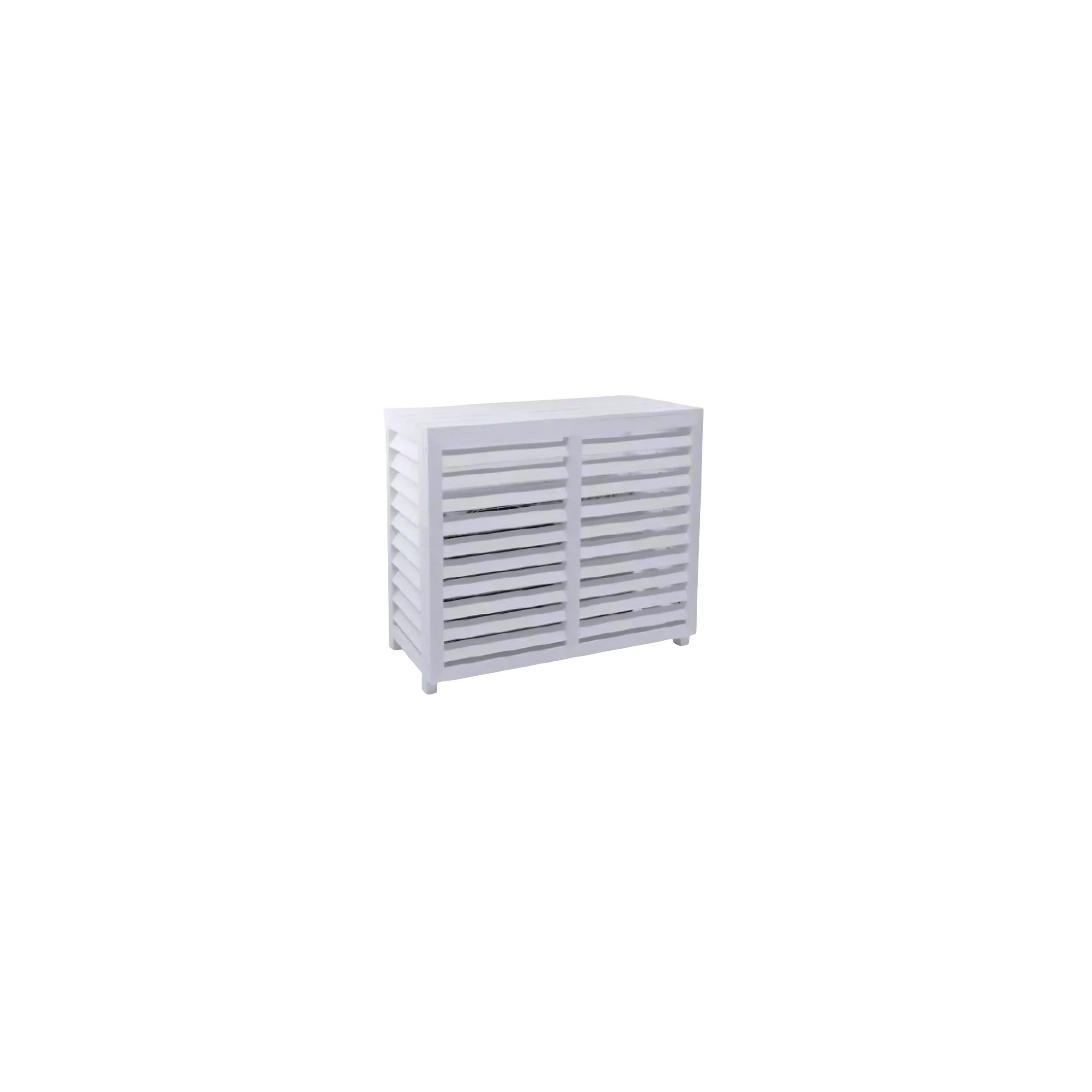 White composite air-conditioning cover, external dimensions 950x420x720mm.