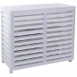 White composite air-conditioning cover, external dimensions 950x420x720mm.