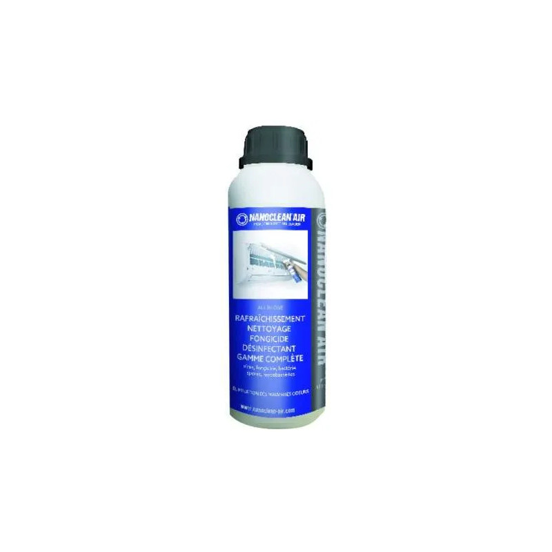 Nanoclean air, 1L can, disinfectant cleaner for indoor units. 