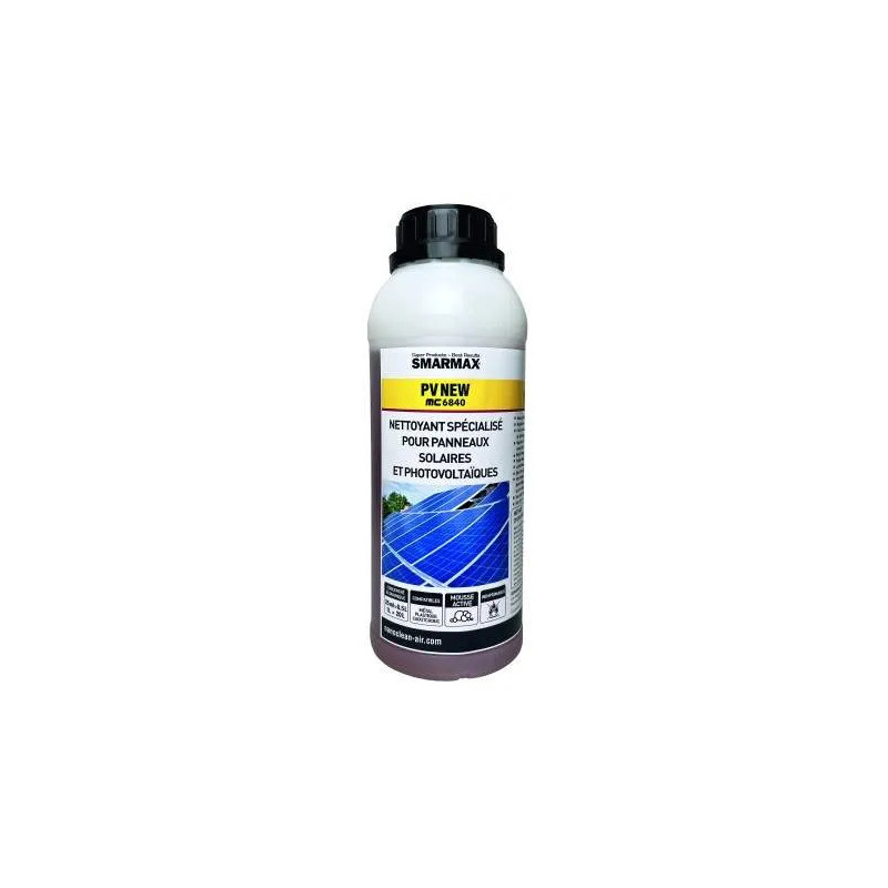 Limpiador de paneles solares, concentrado PV NEW 1L.