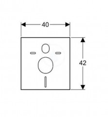 Soundproofing set for Geberit WC or Bidet, Allia