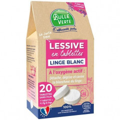 Tablettes de lessive spécial linge blanc, 20 doses