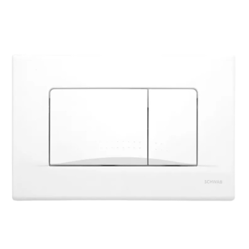 Dots Duo two-touch plate white