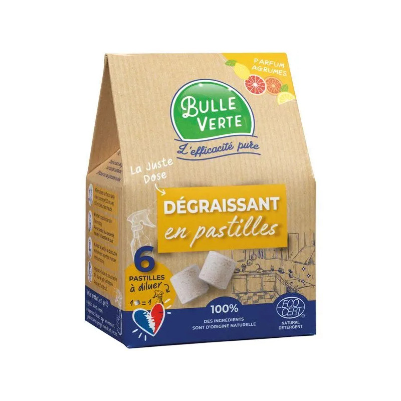 Dégraissant cuisine en pastille, 6 doses