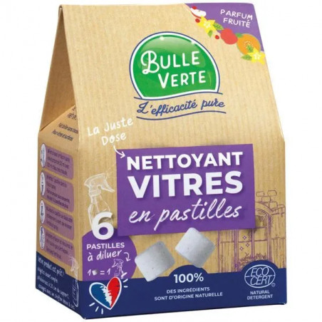 NETTOYANT VITRES EN PASTILLE X6