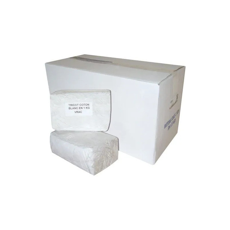 White cotton cloths, 1kg bag