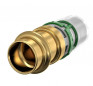 MultiSkin bridge fitting, copper crimp 18 mm, multi-layer 16 x 2