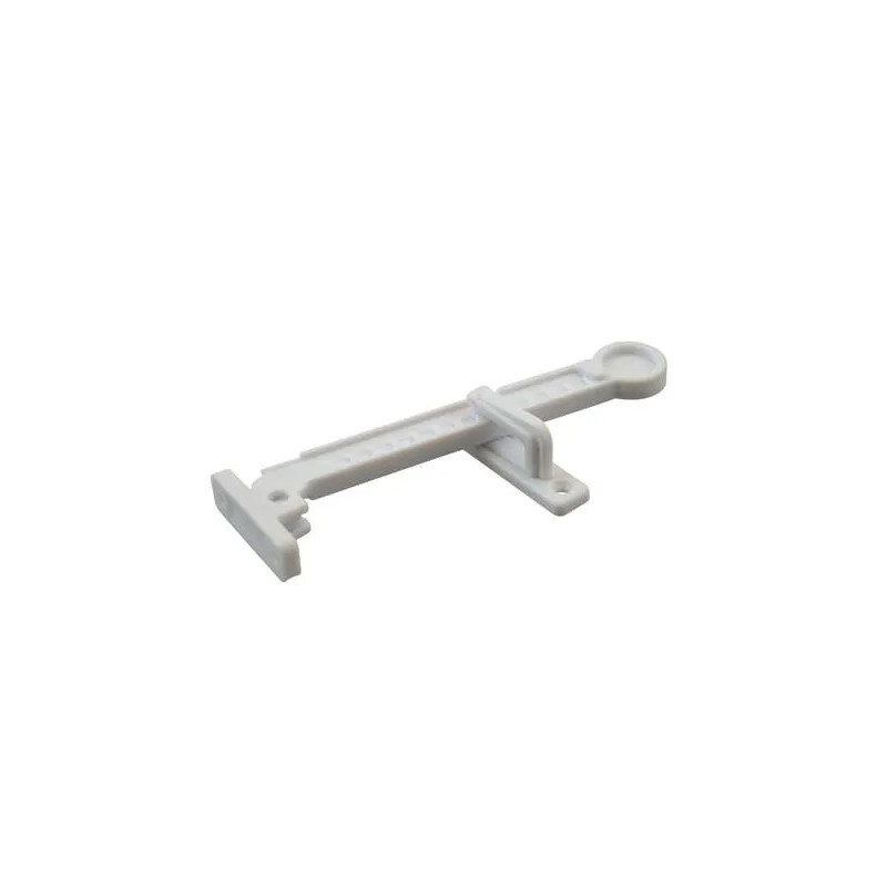 Window stay, W.160mm, H.32mm, D.13mm, PVC, 1 piece. 