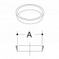 Joint conique en polypropylène pour vidage diamètre 50 mm